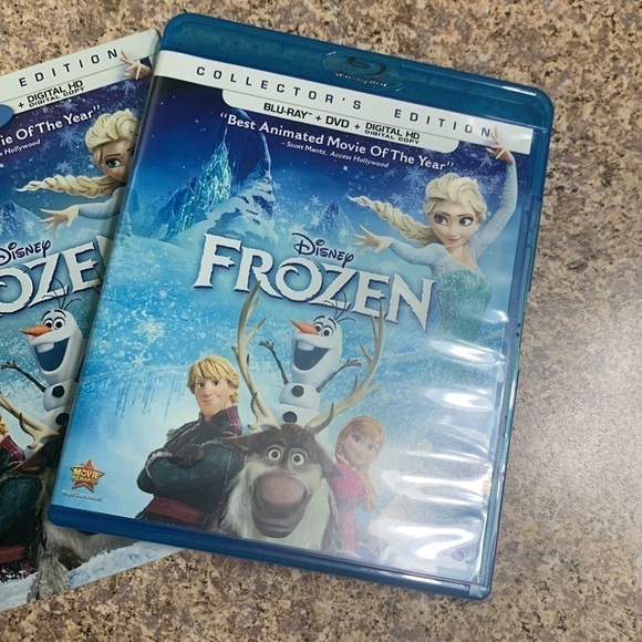 FROZEN (Blu-ray/DVD Disc, 2014, 2-Disc Set, Collector's Edition) Disney - Picture 3 of 6